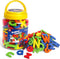 Coogam EVA Magnetic Letters Numbers 78 Pcs, Colorful Educational Toy Set for Preschool Learning, ABC & 123