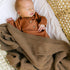 (30x40, MakeMake Organics Organic Cotton Baby Blanket - GOTS Certified, Breathable Pointelle Knit, Unisex Newborn