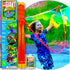BUBBLE THING Giant Bubble Wands - Includes Giant Bubble Mix Powder, Makes 3 Gallons of Giant Bubble Solution