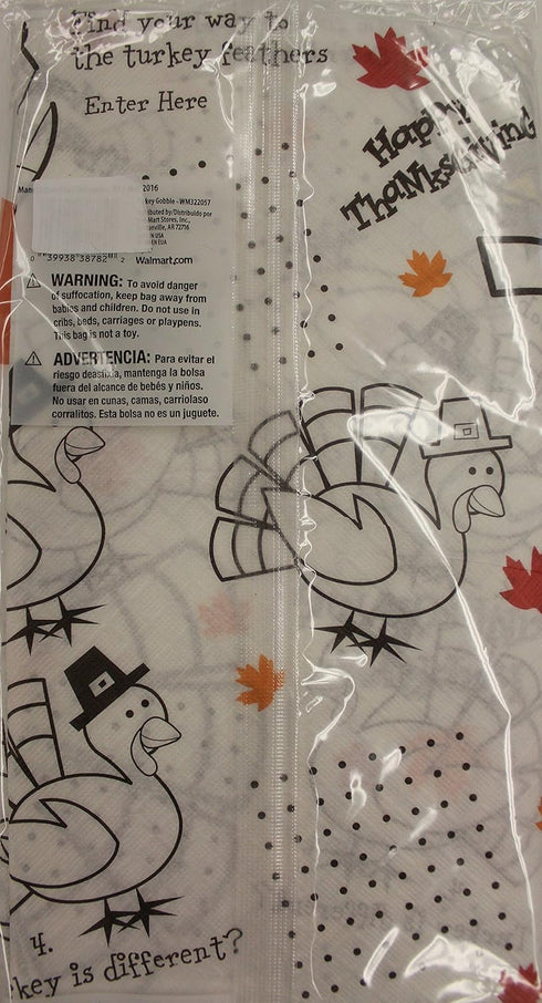 Thanksgiving Table Cloth Paper - Children's Activity Tablecover