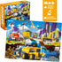 QUOKKA 100 Piece Puzzles for Kids Ages 4-6, 3 Floor Puzzles for Toddlers 3-5, Learning Toy for 6-8 Year Olds