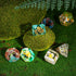 Cusdie 7-Die DND Dice | Polyhedral Dice Set Filled with Animal for Dungeons and Dragons