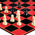Classic Chess Board Game by Point Games - 15 Inch Super Durable Folding Set for Adults and Kids