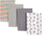 Luvable Friends Unisex Baby Cotton Flannel Burp Cloths, Dog, One Size