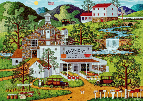 Buffalo Games - Charles Wysocki - 300 Piece Jigsaw Puzzle for Adults - Budzens - Perfect for Game Nights