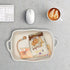 Woven Cotton Rope Storage Basket with Handles for Organizing Pet Toys, Decorative Rectangle Baby Nursery Gift Basket