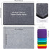 1000 6 1000 Becko US Piece Jigsaw Puzzle Board with Sorting Trays & Felt Cover, Foldable Puzzle Mat with Auxiliary