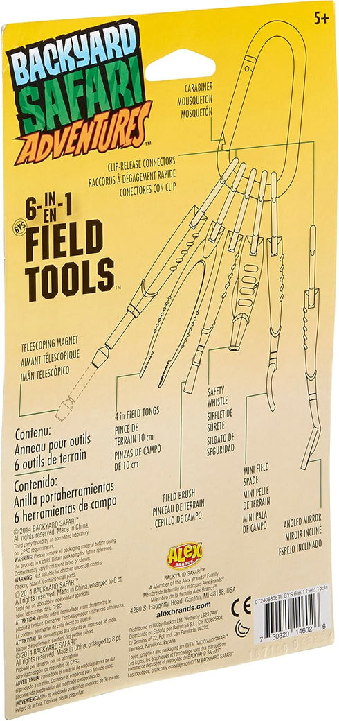 6-in-1 Backyard Safari Field Tools