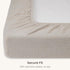 38" 24", 5 Inch Bioweaves Organic Cotton Muslin Mini Crib Sheet, GOTS Certified Fitted Mini Crib Mattress Sheet, Extra