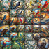 Stained Glass Puzzles for Adults 1000 Pieces - Bird Puzzles with Cardinal Parrot Hummingbird, Challenging Jigsaw