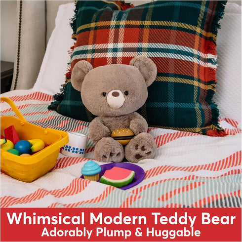 GUND Kai Teddy Bear, Premium Plush Toy Stuffed Animal for Ages 1 & Up, Taupe/Light Brown, 12"