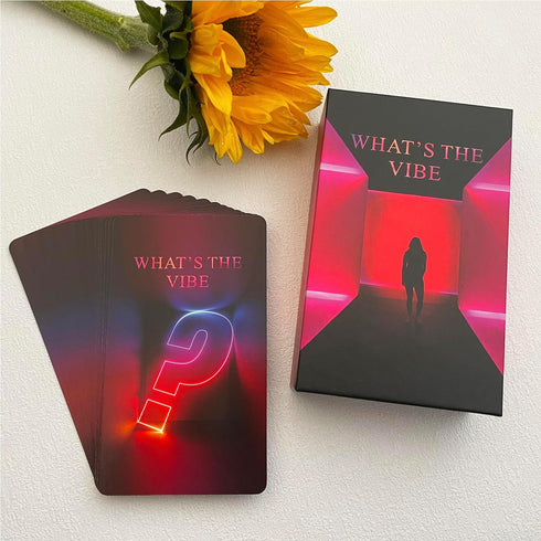 What's The Vibe Oracle Cards Deck for Beginners, Used for Career, Life Relationships, Twin Flame, Soulmate
