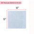10"x10", 12 Pack, Slick Baby Washcloths - Soft, Colorful Wash Clothes for Newborns & Infants