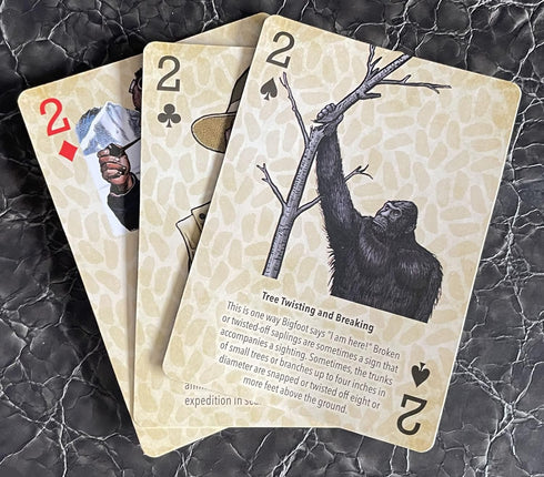 52 Paradise Cay Publications, Inc. Squatch METALWORKS Bigfoot Playing Cards - Standard Card Deck - Unique and Fun