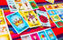 Mexican Bingo Game Kit - Bilingual for 10 Players with 1 Deck of Cards, Boards, and 140 Bingo Chips for Family Learning