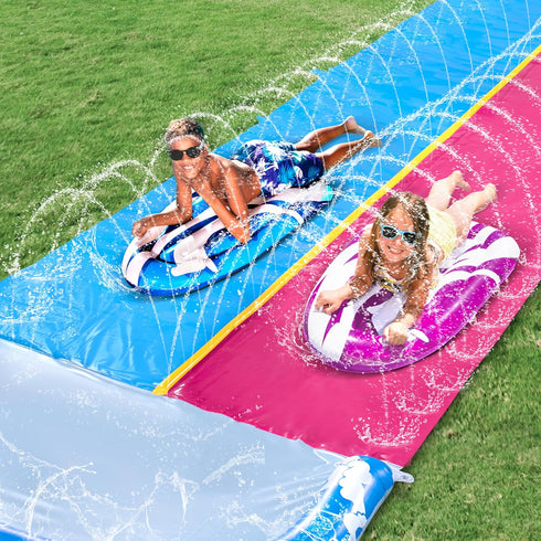 2 Pack Swimming Summer JOYIN Inflatable Body Boards for Water Slides, Pool Floating Learn to Swim, Water Fun Toy