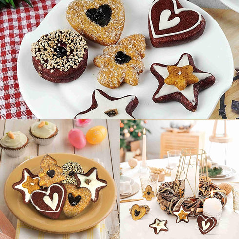 6-Piece Set, Artificial Fake Biscuits, Realistic Chocolate chip Cookie Simulation Food, Dessert, Party, Home Decoration
