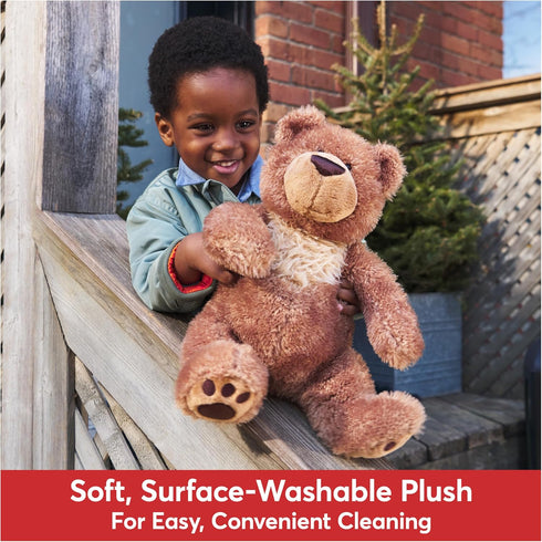 GUND Slumbers Teddy Bear, Premium Stuffed Animal for Ages 1 & Up, Brown, 17”