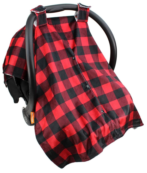 40"x30" Dear Baby Gear Car Seat Canopy - Unisex Infant Car Seat Cover - Soft and Breathable Fabric - Fits Most Carseats