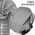 MARLIFER Baby Car Seat Cover, Large Mesh Window, Breathable Fabric, Infant Windproof Canopy, Universal Fit CarSeat