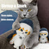 Kawaii Shark Cat Plush Toy, Soft Stuffed Animal Doll for Boys & Girls, 20cm/7.8in