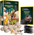 NATIONAL GEOGRAPHIC Dinosaur Dig Kit - 12 Dino Shaped Dig Bricks with Figures & Excavation Tool Sets, STEM Toy