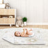 Sweet Jojo Designs Star and Moon Celestial Baby Girl Receiving Security Swaddle Blanket for Newborn or Toddler Nursery