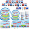 BEOXAGAR Chugga Chugga Two Two Party Supplies Train 2nd Party Train 2nd Birthday