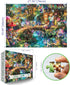 1000 27.5x19.7 Inches Blueforest Piece Puzzle for Adults - Magical Fairy Forest Fantasy Art, Premium Jigsaw Puzzle