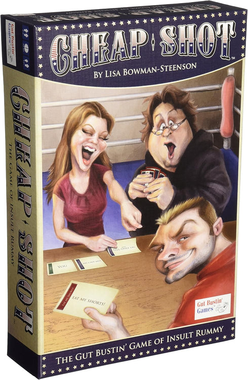 Gut Bustin' Games Cheap Shot of Insult Rummy Board Game