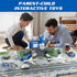 Set Airplane Toy with Trucks, Helicopter, Planes, Signs and Airport Playmat, Interactive Early Learning Toys for Boys