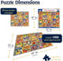 1000 24"x30" White Mountain Piece Jigsaw Puzzle Nostalgic Vintage Collage Puzzles with Large Pieces for Adults