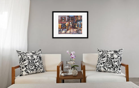 20x27 (1-Pack) MCS Puzzle Frame for Finished Puzzles, Black Vertical & Horizontal Wall-Mounted Large Picture Display