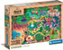 Clementoni Disney Maps Alice - 1000 Pieces Puzzle, Entertainment for Adults, Made in Italy