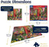 1000 24"x30" White Mountain Piece Jigsaw Puzzle Colorful Flower Garden Puzzles with Large Pieces for Adults and Family