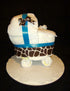 Body TST Diaper Cake Stroller Centerpiece (baby blue) by Little KG's Dreams