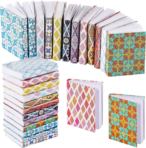 24 Pieces 1:12 Scale Miniatures Dollhouse Books, Assorted Mini Books for Dollhouse Decoration Accessories