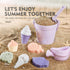 17Pcs Set,Silicone 12 MarcZero Silicone Beach Toys,Modern Baby Beach Toys,Travel Friendly Beach Bucket, Watering Can