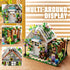 TYCOLE Set Playset, 8-12 (719PCS) Flower House Building with Lights, Garden House Building Toy Kits Compatible