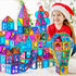 TEMI Magnetic Tiles Building Blocks, Magnets Building Set, Learning Toys, Christmas Gift for Ages 3-8, 80pcs