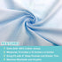15" 33" 100% American Baby Company x Fitted Bassinet Sheet, Natural Cotton Jersey Knit, Baby Blue, Soft Breathable