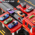 XINNOVEL 3-5, 6 3 4 5 6 7 8 Fire Trucks Toys for Toddlers Ages Folded Carrier Truck Race Track with with Lights
