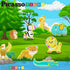 PicassoTiles 8pc Magnet Building Blocks, Safari Animal Magnetized Action Figures, Educational Learning Toyset for Ages