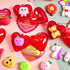 28 Packs JOYIN Valentine's Day Heart Gift Cards with Mochi Squishy Toys and Heart Shells, Stress Relief Fidget Toys