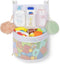 Baby Bath Toy Organizer, Quick Drying Mould Proof, Large Capacity Multi Use Bathtub Toy Storage Bag (White)