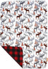 (30" 40") Dear Baby Gear Deluxe Soft Blankets for Newborn Girls and Boys - Custom Blanket - Cute Baby Quilt, Great