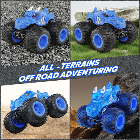 2.4GHz 3 4 5 6 7 8 BAODLON Remote Control Monster Car, RC Monster Trucks Toys for Years Old Boys Kids, All Terrain RC