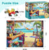 VOLUVOLU 500 500 20.515 Piece Puzzle for Adults, Vacation Jigsaw Puzzle, Seaside Bar Puzzles Pieces Birthday Party
