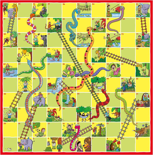 Galt Toys Snakes & Ladders and Ludo - Classic Family Board Game for Ages 3 Years Plus, 2-4 Players