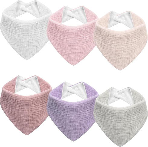 Kewlife gift Muslin Baby Bibs Baby Drool Bandana Bibs for Baby Girls Boys Infant